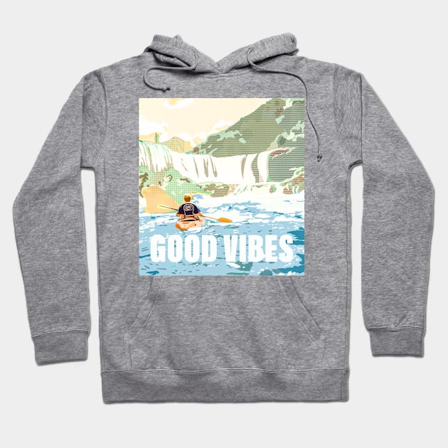 Good vibes with Kayak Hoodie by Mimie20